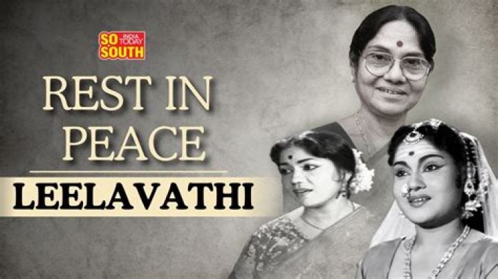 Actor Leelavathi Obituary, Actor Leelavathi Passes Away At 86.