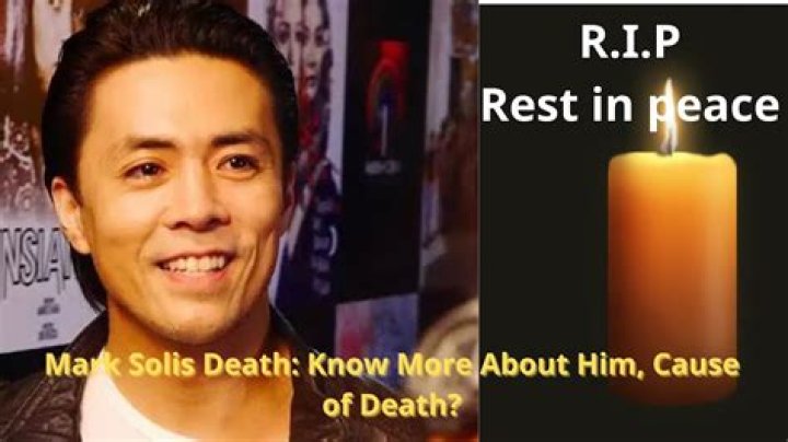 Actor Mark Solis Died: Remembering Marc Solis Cause Of Death At 39, Know More About Him, Cause of Death?