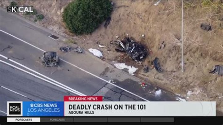 Agoura Hills Car Crash, 1 Person Dead As Car Split In Pieces Following Fatal Accident On 101 Freeway