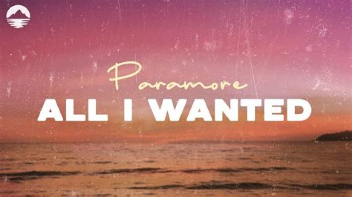 All I Wanted Lyrics Meaning
