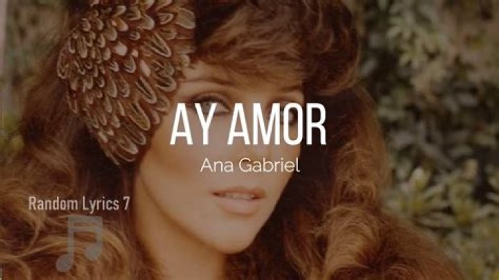 Ana Gabriel Ay Amor Lyrics English Translation