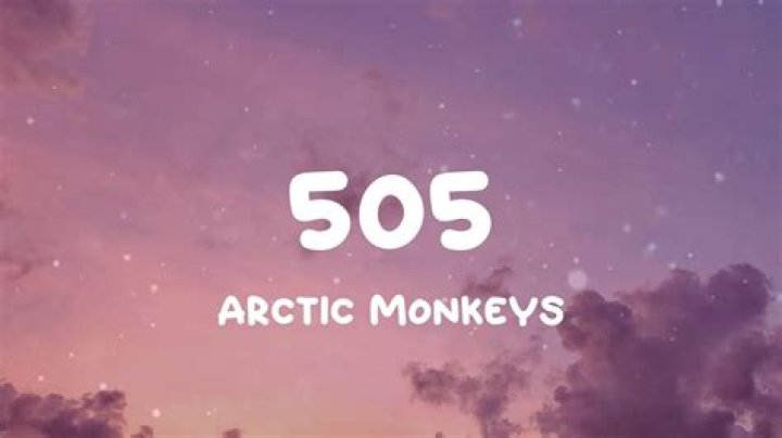Arctic Monkeys - 505 Lyrics Meaning