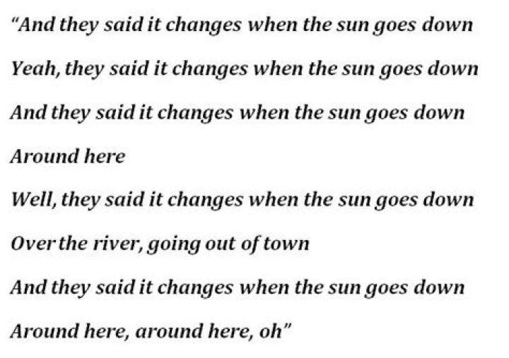 Arctic Monkeys - When the Sun Goes Down Lyrics Meaning