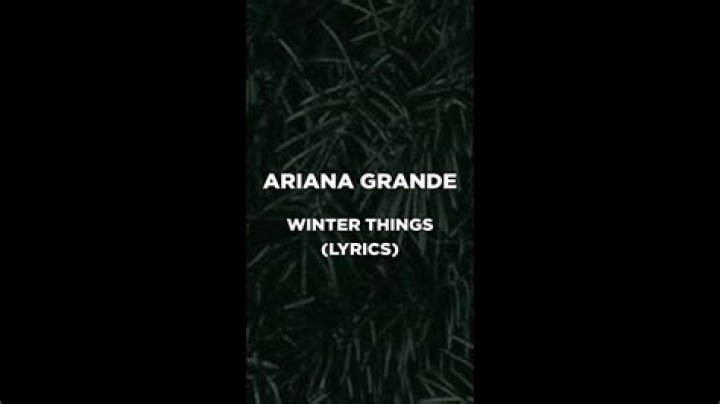 Ariana Grande Winter Things Lyrics Spanish Translation