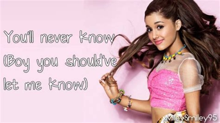 Ariana Grande - You'll Never Know Lyrics Meaning
