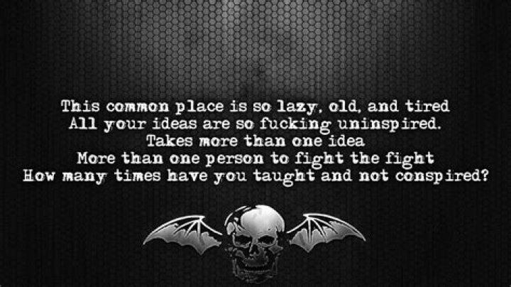 Avenged Sevenfold - The Fight Lyrics Meaning