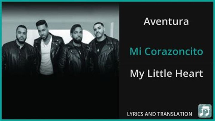 Aventura Mi Corazoncito Lyrics English Translation