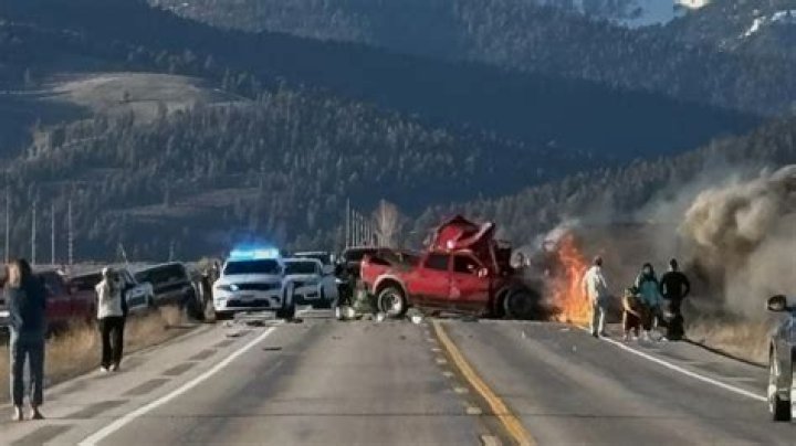 Beckham County Highway Crash: Six Dead, including One Juvenile, CCTV Video