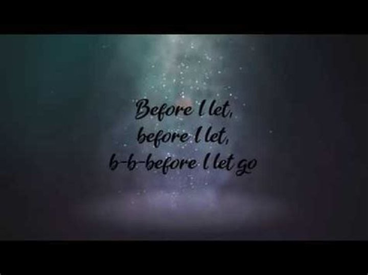 Before I Let Go Lyrics Meaning