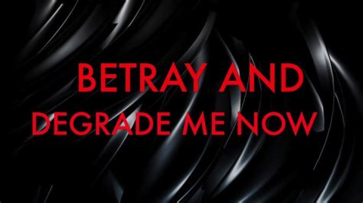 Betray And Degrade Lyrics Meaning