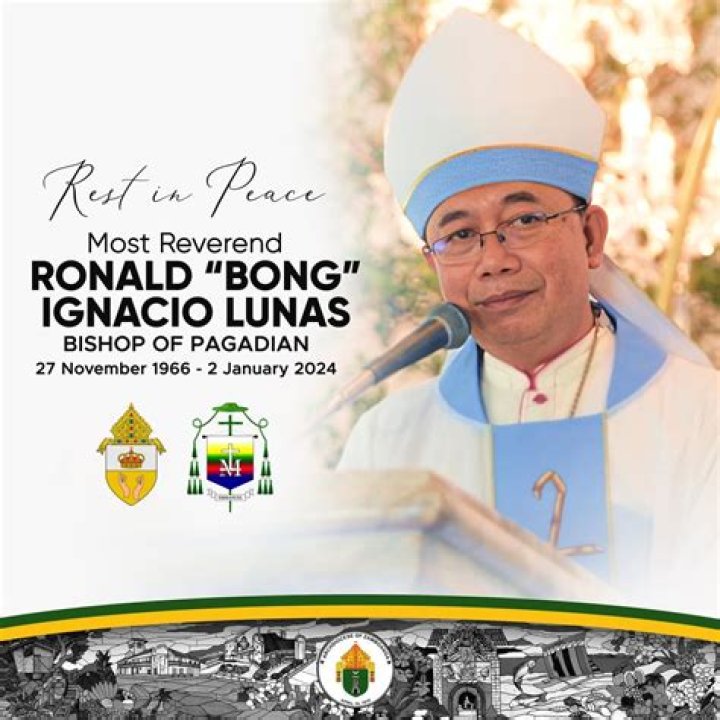 Bishop Ronald Lunas Obituary, Pagadian Bishop passes away after heart bypass surgery, dies at age 57