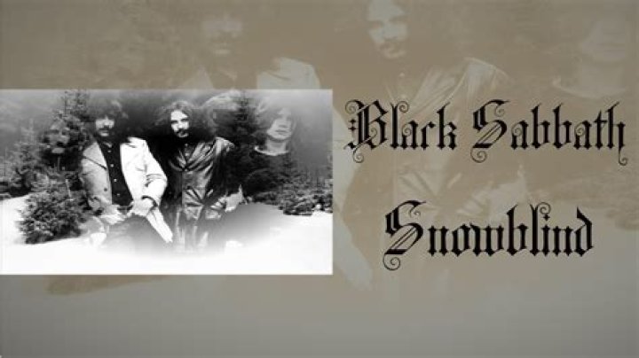 Black Sabbath - Snowblind Lyrics Meaning