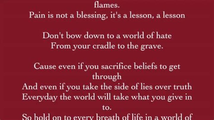 Black Veil Brides - World Of Sacrifice Lyrics Meaning
