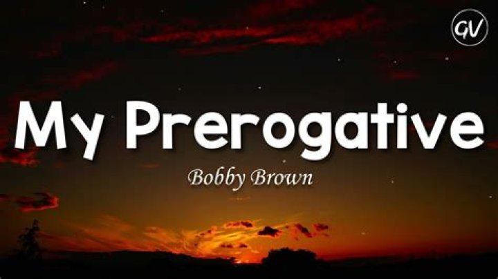 Bobby Brown My Prerogative Lyrics English Translation