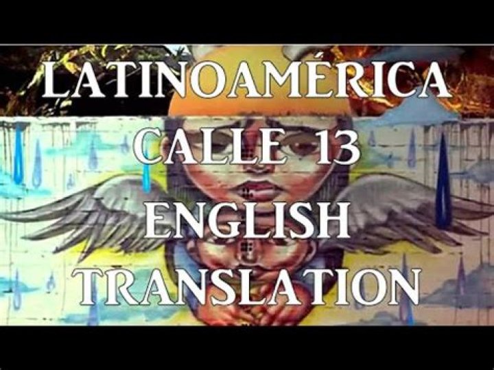 Calle 13 Latinoamérica Lyrics English Translation