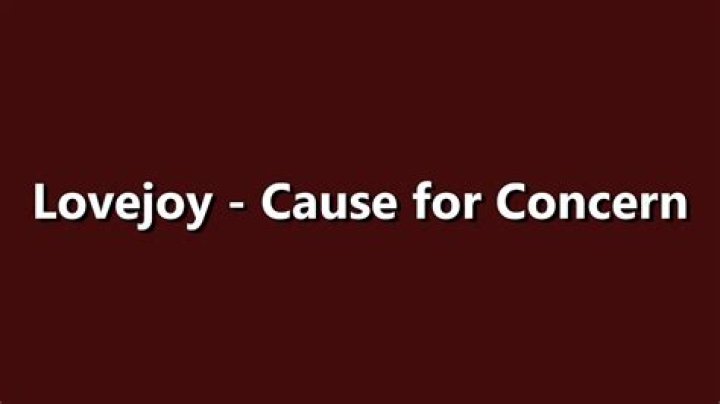 Cause For Concern Lyrics Meaning