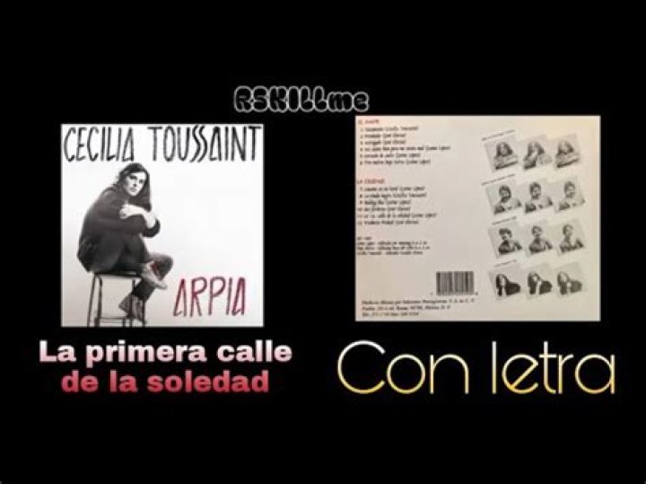 Cecilia Toussaint La Primera Calle De La Soledad Lyrics English Translation