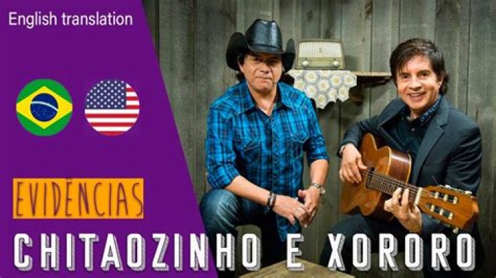 Chitãozinho & Xororó Evidências [Ao Vivo] Lyrics English Translation