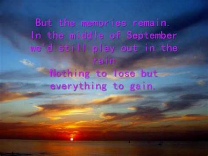 Chris Daughtry - September Lyrics Meaning