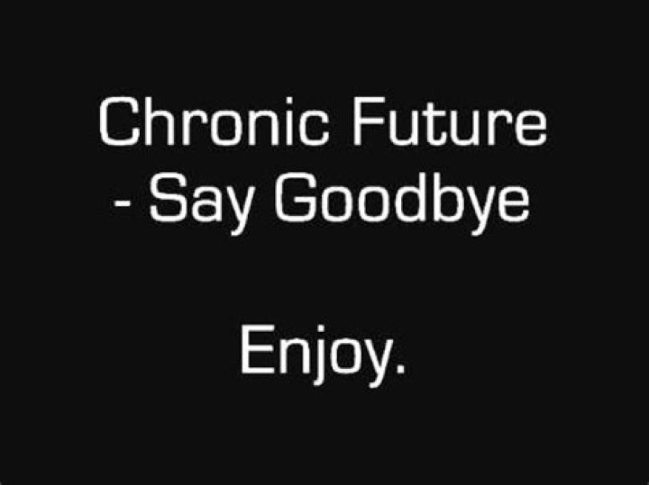 Chronic Future - Say Goodbye/Final Ambience Lyrics Meaning