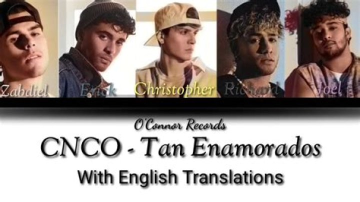 CNCO Tan Enamorados Lyrics English Translation