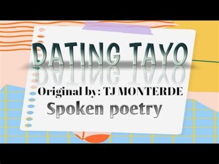 Dating tayo with spoken poetry tagalog lyrics