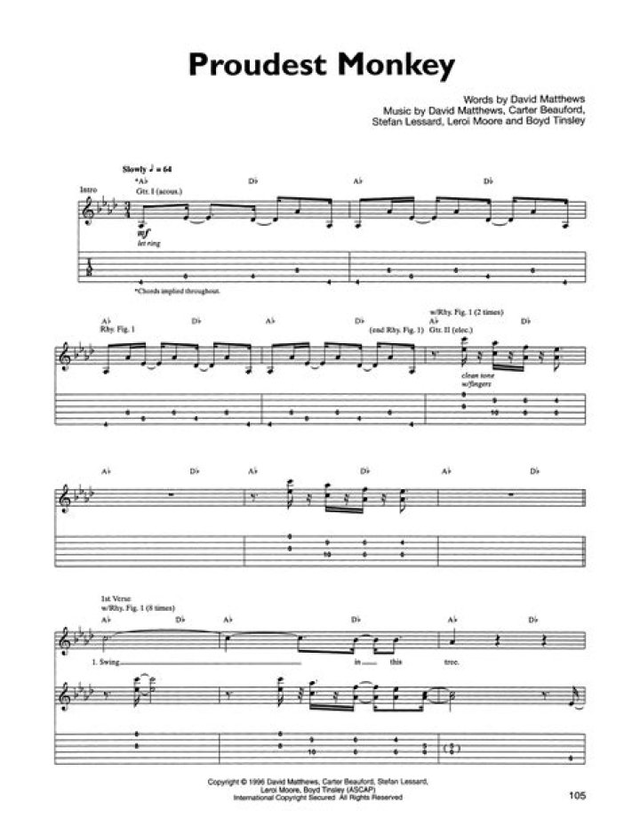 Dave Matthews Band - Proudest Monkey Lyrics Meaning