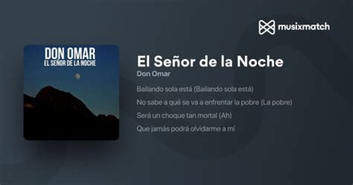 Don Omar El Señor de la Noche Lyrics English Translation