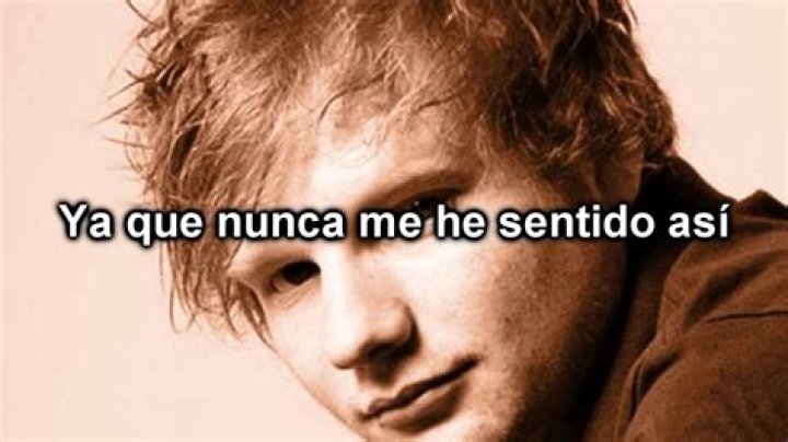 Ed Sheeran I’m Glad I’m Not You Lyrics Spanish Translation