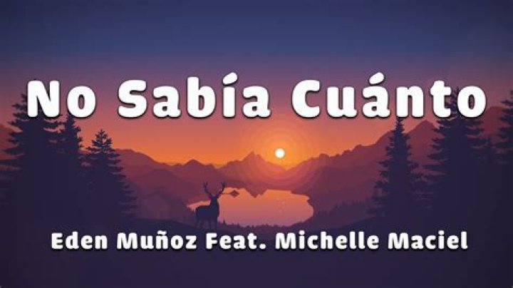 Eden Muñoz No Sabía Cuánto Lyrics English Translation