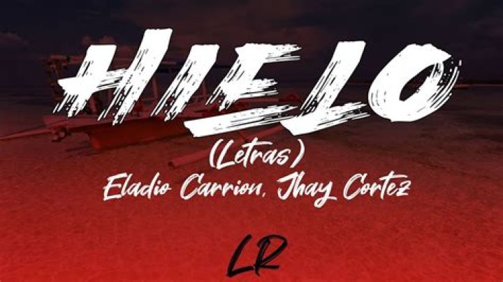 Eladio Carrion Hielo Lyrics English Translation