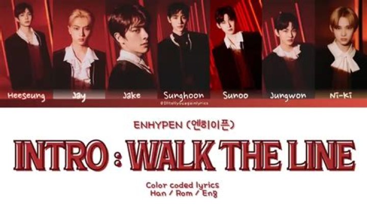 ENHYPEN Intro : Walk The Line Lyrics