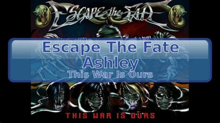 Escape The Fate - Ashley Lyrics Meaning