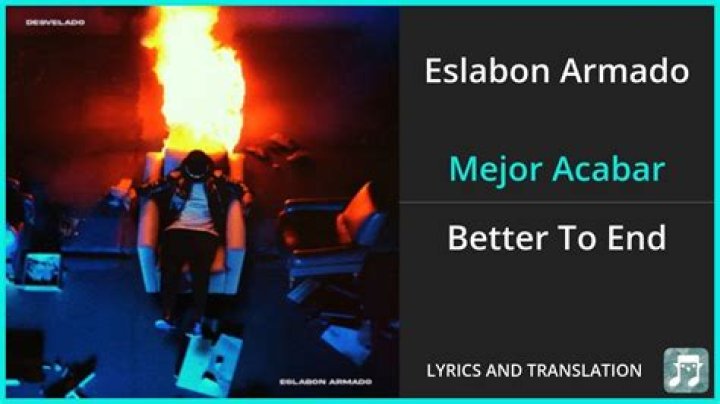 Eslabon Armado Mejor Acabar Lyrics English Translation