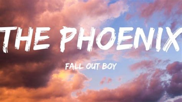 Fall Out Boy - The Phoenix Lyrics Meaning