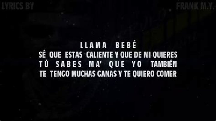 Farruko Llama Bebé Lyrics English Translation