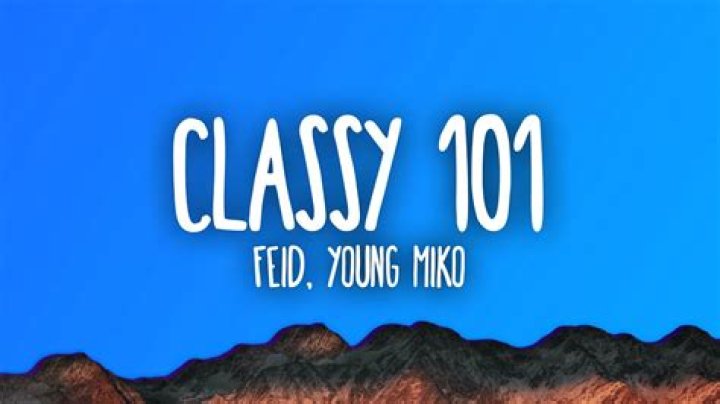 Feid - Classy 101 - SONG MENU