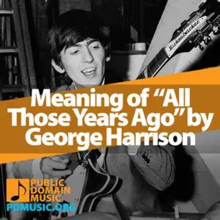 George Harrison - All Those Years Ago Lyrics Meaning