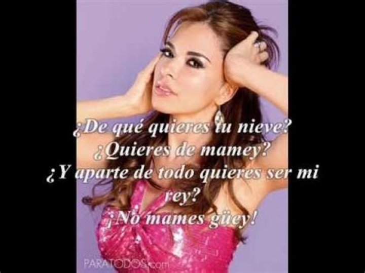 Gloria Trevi Nieve de Mamey Lyrics English Translation
