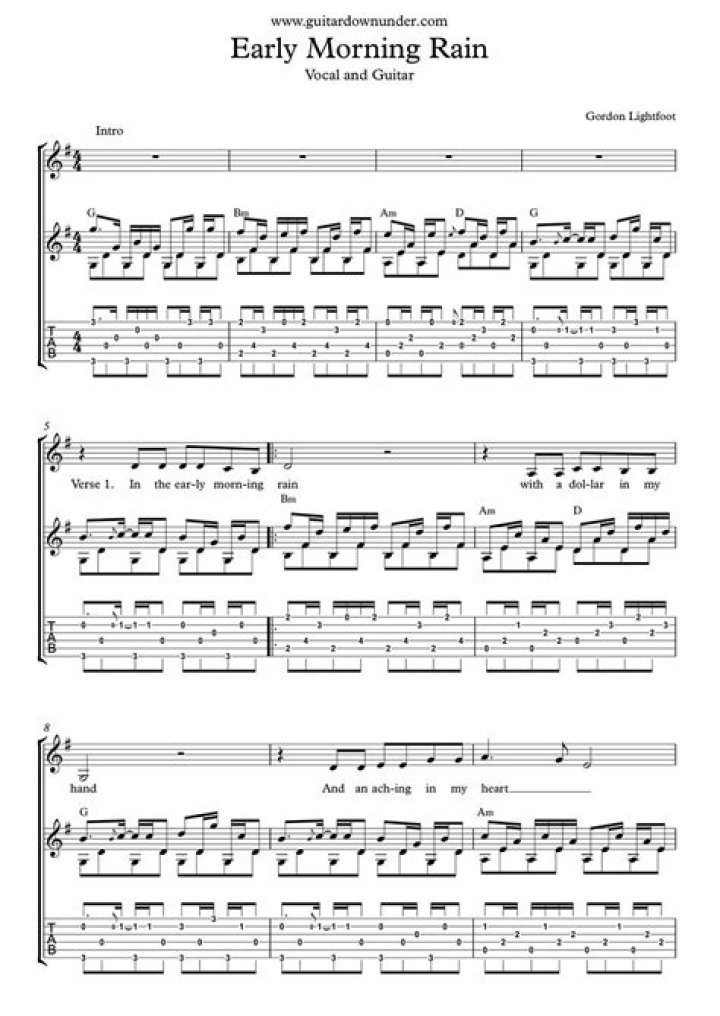 Gordon Lightfoot - Early Morning Rain Lyrics Meaning