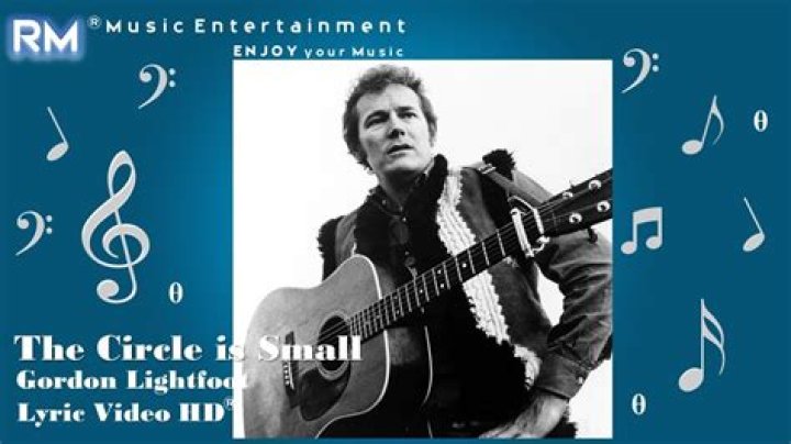 Gordon Lightfoot - The Circle Is Small (I Can See It In Your Eyes) Lyrics Meaning