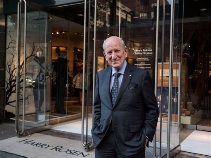 Harry Rosen, Canadian fashion mogul, passed away at the age of 92