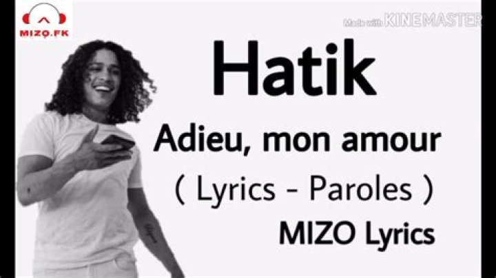 Hatik Adieu, mon amour Lyrics English Translation
