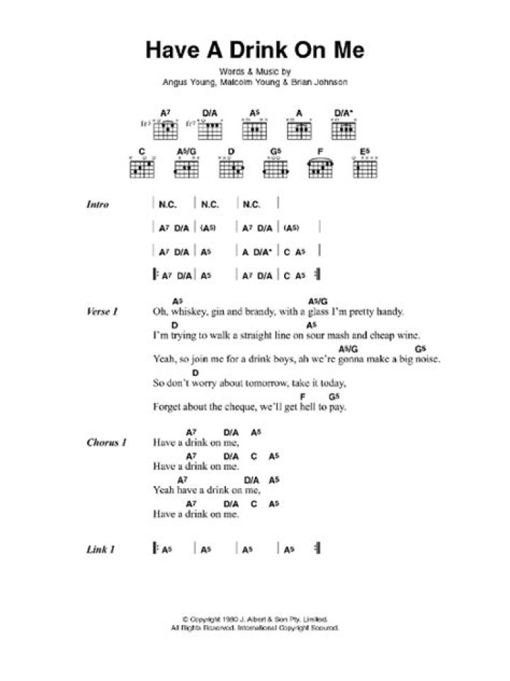 Have a Drink on Me Lyrics Meaning