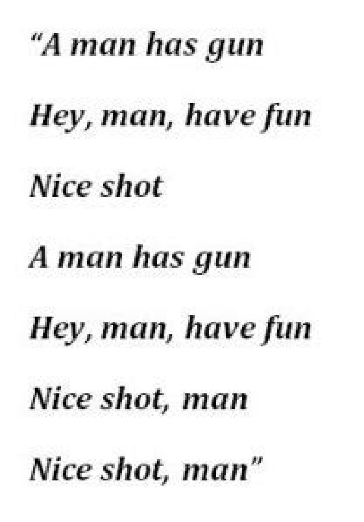 Hey Man, Nice Shot Lyrics Meaning