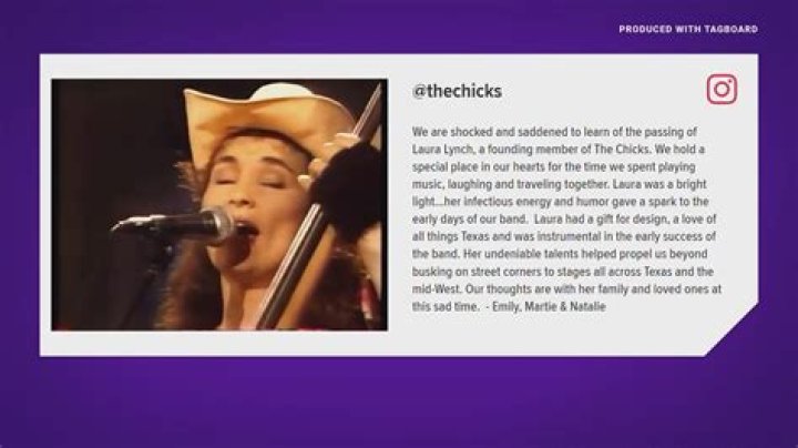 Horrible Accident: Laura Lynch Car Accident; Founding member of the U.S. country band ‘Dixie Chicks,’ killed in head