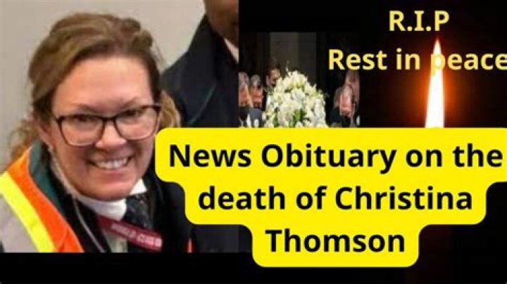 Horrifying case of Christina Thomson Murder-suicide in Calgary, In memory of Christina Thomson, News Obituary on the death of Christina Thomson