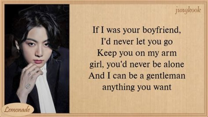 I can be your boyfriend lyrics
