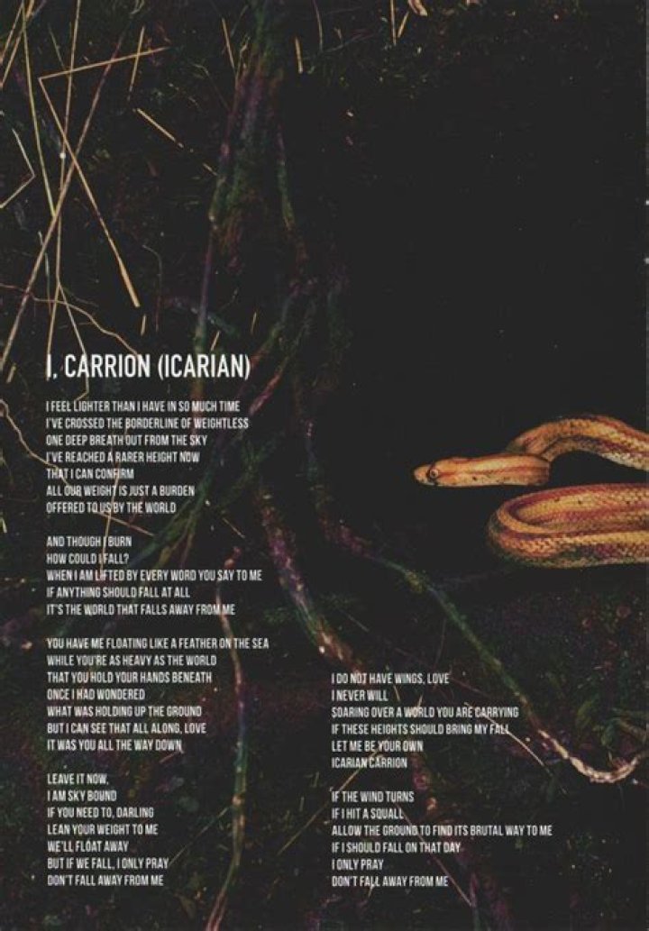 I, Carrion (Icarian) Lyrics Meaning