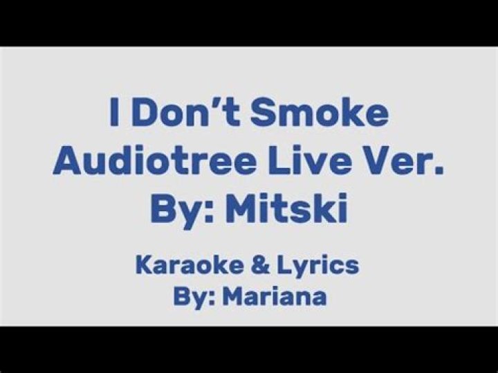 I Don't Smoke Lyrics Meaning
